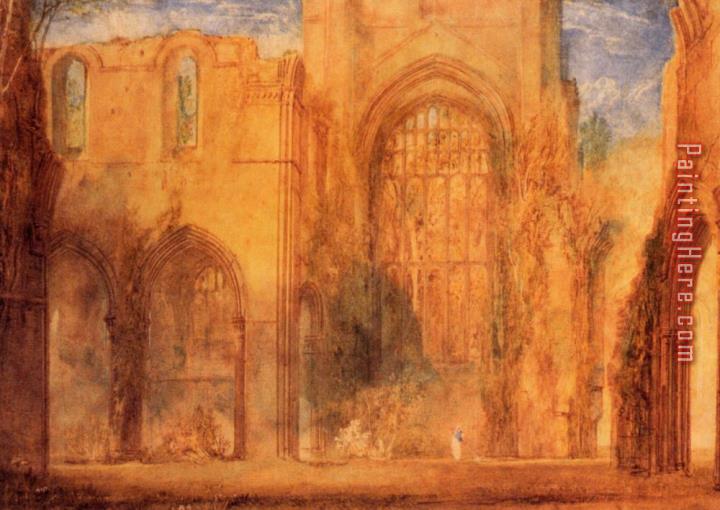 Joseph Mallord William Turner Interior of Fountains Abbey, Yorkshire
